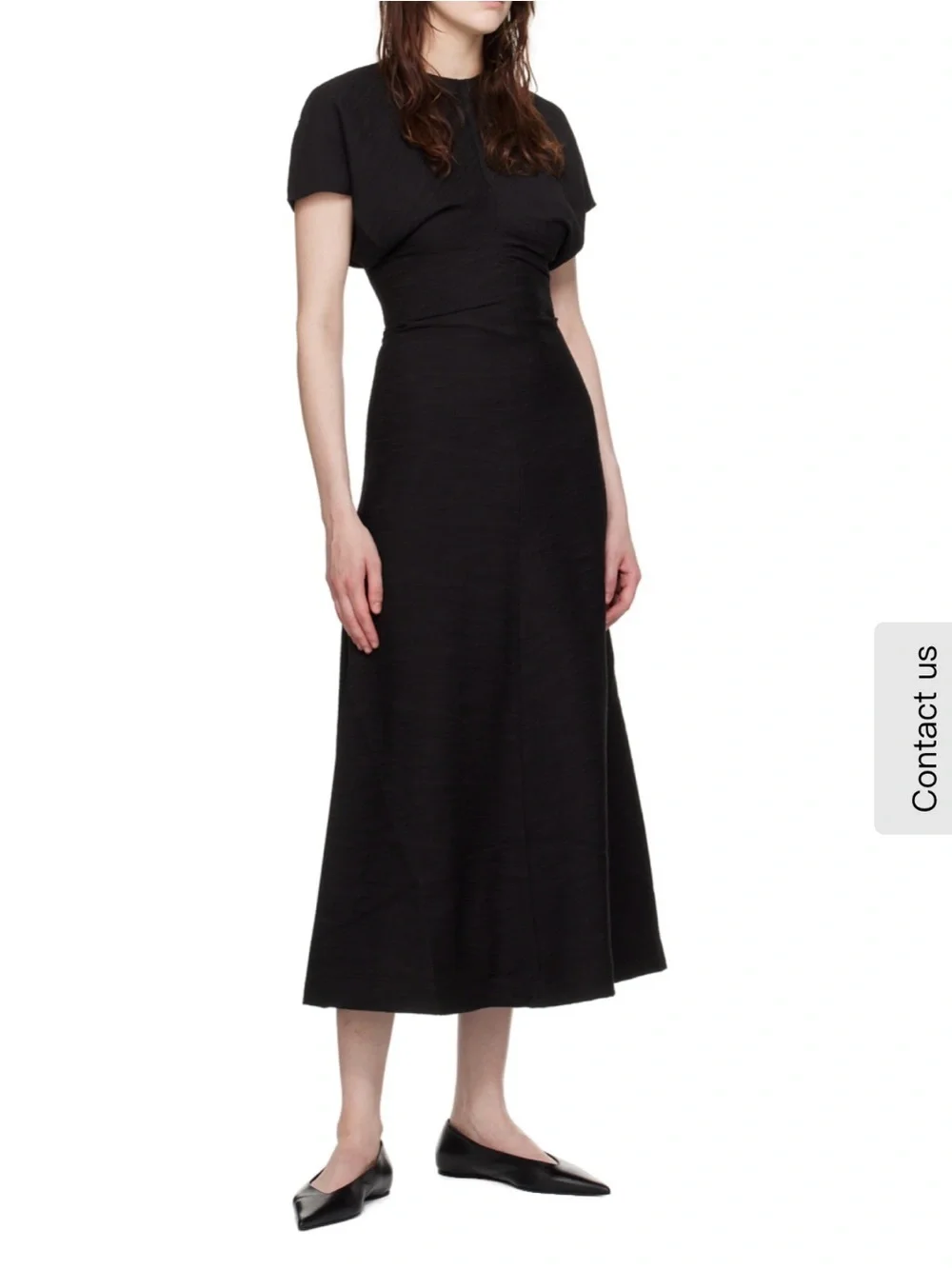 Toteme slouch waist dress black size 32. - Picture 10 of 11